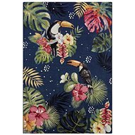 Hanse Home Collection Kusový koberec Flair 105609 Tropical Dream Blue Multicolored, 80 × 165 cm - Koberec