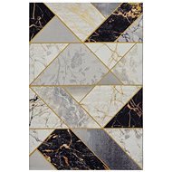 Hanse Home Collection Kusový koberec Flair 105610 Noble Black Grey Gold, 160 × 235 cm - Koberec