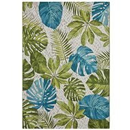 Hanse Home Collection Kusový koberec Flair 105617 Tropical Leaves Turqouise Green, 80 × 165 cm - Koberec