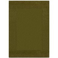Flair Rugs Kusový ručně tkaný koberec Tuscany Textured Wool Border Green 120 × 170 cm - Koberec