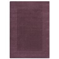 Flair Rugs Kusový ručne tkaný koberec Tuscany Textured Wool Border Purple 160 × 230 cm - Koberec