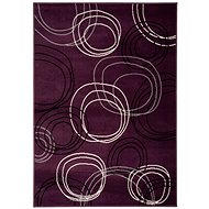 Alfa Carpets Kusový koberec Kruhy lila - Koberec