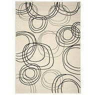Alfa Carpets Kusový koberec Kruhy cream - Koberec