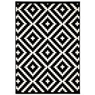 Alfa Carpets Kusový koberec Gloria new black / cream 160 × 230 cm - Koberec