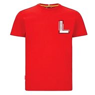 Ferrari tričko Leclerc červené - Tričko