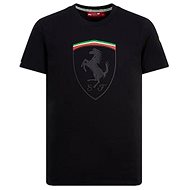 Ferrari pánské tričko Mono shield černé - Tričko