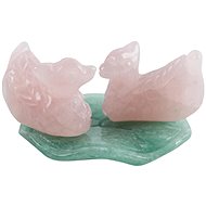 Fengshuiharmony Mandarin ducks - rose quartz - Decoration