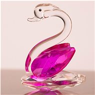 Fengshuiharmony Crystal swan coloured - Decoration