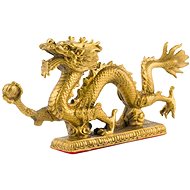 Fengshuiharmony XXL Dragon brass with pearl - Decoration