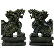Fengshuiharmony Dragon Horse - Chi Lin jade pair - Decoration