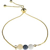 Feng Shui Harmony Gold plated bracelet with stones Scorpio - Bracelet