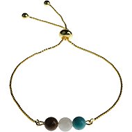 Feng Shui Harmony Gold plated bracelet with rhinestones Gemini - Bracelet