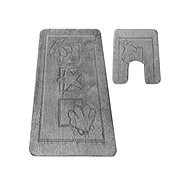 4sleep 2-piece set, MONTANA MARITIME, grey - Bath Mat