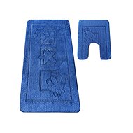 4sleep 2-piece set, MONTANA MARITIME, blue - Bath Mat