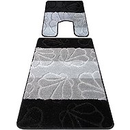 4sleep 2-piece U set, MONTANA 01, black - Bath Mat