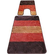 4sleep 2-piece set U, MONTANA 01, brown - Bath Mat