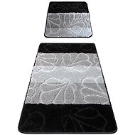 4sleep 2-piece set, MONTANA 01, black - Bath Mat