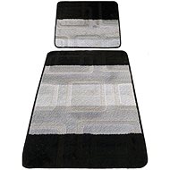 4sleep 2-piece set, MONTANA 04, black - Bath Mat