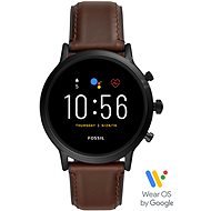 FOSSIL FTW4026 M Black/Brown Leather - Smart Watch