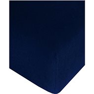 4sleep terry with elastic 90/200 dark blue - Bedsheet