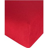 4sleep terry with elastic 90/200 red - Bedsheet