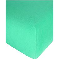 4sleep terry with elastic 180/200 light turquoise - Bedsheet