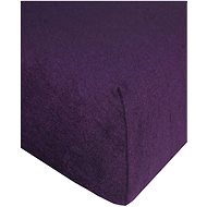 4sleep terry with elastic 180/200 purple - Bedsheet