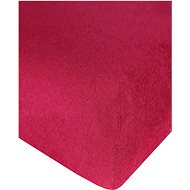 4sleep terry with elastic 180/200 burgundy - Bedsheet