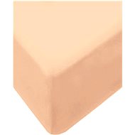 4sleep jersey with elastic 180/200 apricot - Bedsheet
