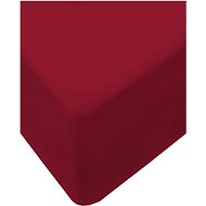 4sleep jersey with elastic 180/200 burgundy - Bedsheet
