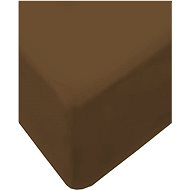 4sleep jersey with elastic 180/200 brown - Bedsheet
