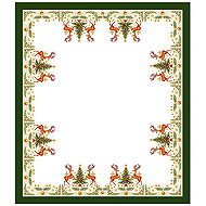 4sleep Christmas tablecloth 120 × 140 cm - deer - Tablecloth