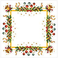 4sleep Christmas tablecloth 75 × 75 cm - flasks - Tablecloth