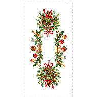 4sleep Christmas tablecloth 50 × 100 cm - pine cones - Tablecloth