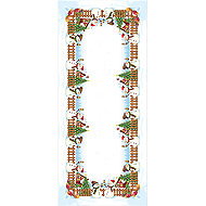 4sleep Christmas tablecloth 30 × 45 cm - snowmen, green - Tablecloth