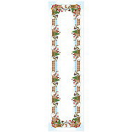 4sleep Christmas tablecloth 40 × 140 cm - snowmen, green - Runner