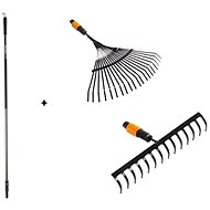Fiskars Set QUIKFIT Metal Rake - Rake