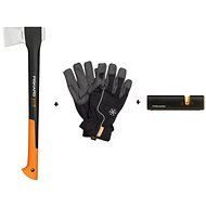 Fiskars Set Axe X17 + Xsharp + Gloves 1015447 - Tool Set
