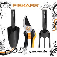Fiskars Solid Black Gift Set - Garden Tool Set