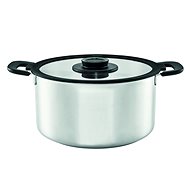 FISKARS Functional Form Pot with lid, 7,0 L / 26 cm, Stainless steel - Pot