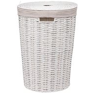5five Simply Smart Round laundry basket, white, 40 l - Laundry Basket