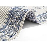 Běhoun Twin Supreme 104126 Blue/Cream - Koberec