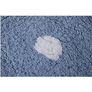 Bio kusový, ručně tkaný Biscuit Blue 120×160 cm - Koberec