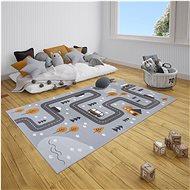 Dětský Adventures 104535 Grey/mustard 80×150 cm - Carpet