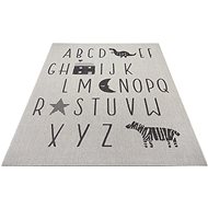 Dětský kusový Flatweave 104884 Cream/Black - Koberec