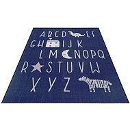 Dětský kusový Flatweave 104886 Blue/Cream - Koberec