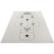Dětský kusový Flatweave Kids Rugs 104873 Cream/Black - Koberec