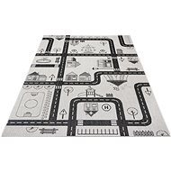 Dětský kusový Flatweave Kids Rugs 104875 Cream/Black - Koberec