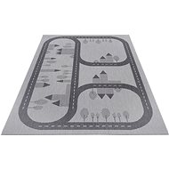 Dětský kusový Flatweave Kids Rugs 104878 Grey - Koberec