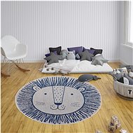 Dětský kusový Flatweave Kids Rugs 104882 Cream/Blue - Koberec